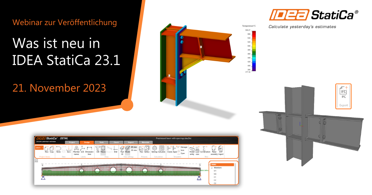 Intro-Bild - Was ist neu in IDEA StatiCa 23.1